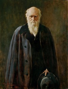 Porträt von Charles Darwin (1809-1882) 1883